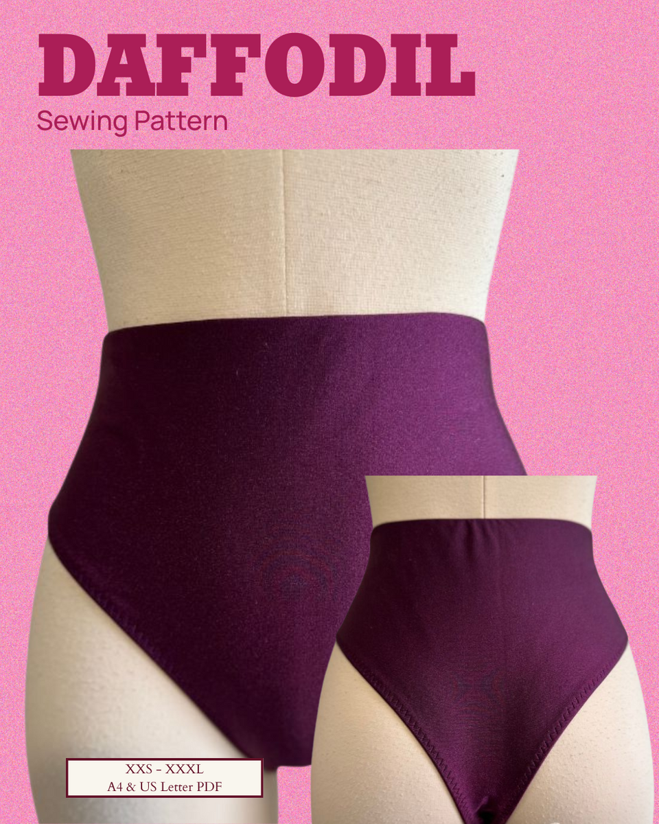 Daffodil High-Waisted Bottoms PDF Sewing Pattern – Sew & Strut